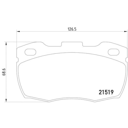 Pagid Brakes Disc Brake Pad, 355012871 355012871